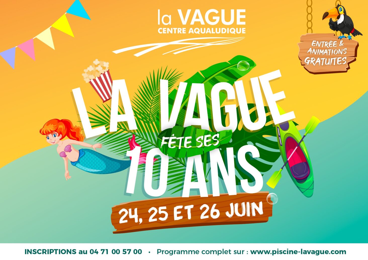 Piscine La Vague centre aqualudique - Puy-en-Velay en Haute-Loire